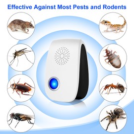 2025 Upgraded Ultrasonic Repeller, Indoor Repellent for Mouse, Roach, Ant, Rodent, Bugs, Mosquito, Spider Repellent for House Garage Warehouse Kitchen (8)