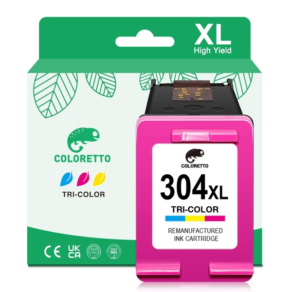 COLORETTO 304XL Colour Compatible with HP 304 XL suitable for