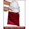 Costume Adventure Deluxe Santa Beard and Wig Set Santa Claus