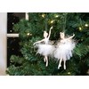Kurt S. Adler Elegant Whimsical Ballerina, Fairy, Angel Ornaments (Set