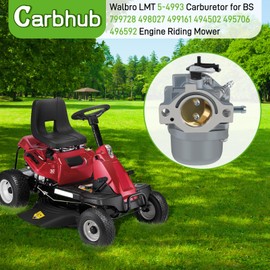 Carbhub Carburetor Replacement for Walbro LMT 5-4993 with Mounting Gasket Filter 799728 498027 499161 498231 494502 494392 495706 498134 496592 699318 699737 699856 699896 Carb