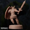 Arcane Minis Umbriel Dark Elf Paladin - Pose 1a |