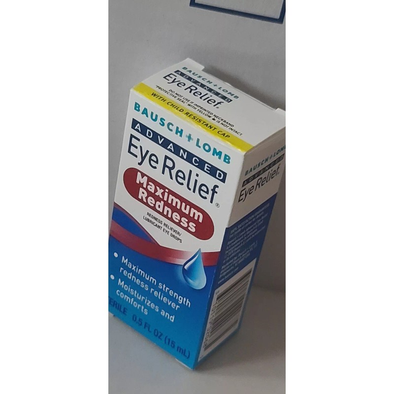 Bausch & Lomb Advanced Eye Maximum Redness Reliver, 0.5 Fl
