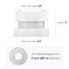 Safoner Aluminum RV Roof Sewer Plumbing Vent Cap Replacement- Exterior