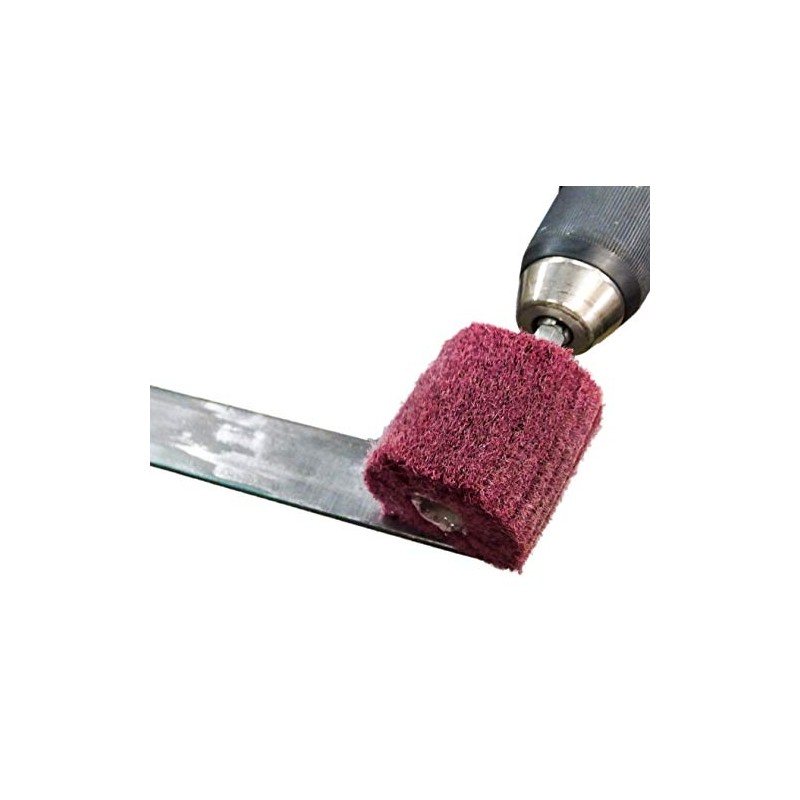 LINE10 Tools 7pk Non Woven Abrasive Drill Buffing Attachment Set,