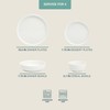 Gibson Home Oslo Porcelain Chip and Scratch Resistant Dinnerware Set,