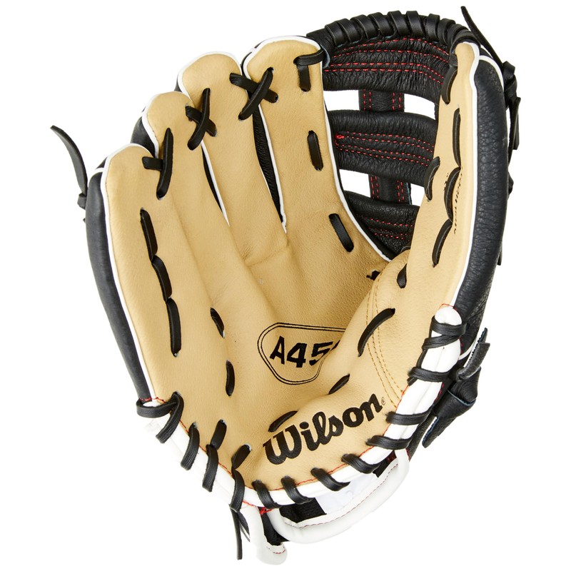 WILSON Guante de béisbol Unisex para Adolescentes, 11 Pulgadas, Beige/Negro,