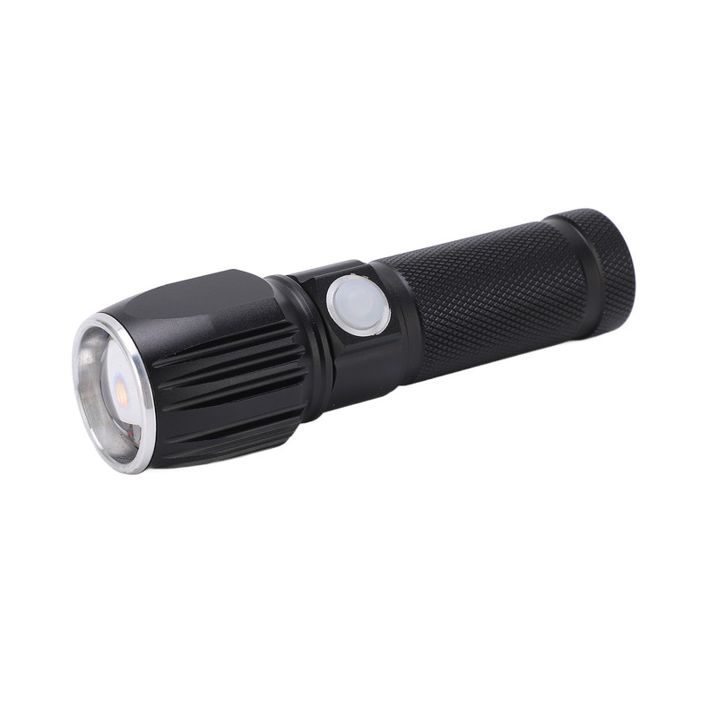 Flash Light P01 Portable Waterproof Black Handheld Flashlights with Data