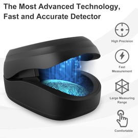 Finger Pulse Oximeter, IGGDOQI Blood Oxygen Monitor Pulse Rate Monitor with Color Screen LCD, SpO2 Reading Meter & Pulse Rate Monitor for Adult and Child (Black)