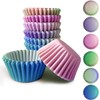 Gcardist 300-Count Standard Gradient Cupcake Liners Cupcake Cups 6 Design