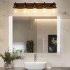 Lanhall 5-Light Farmhouse Bathroom Light Fixtures Vintage Bathroom Vanity Lights