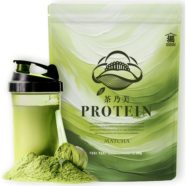 Developed by a Tea Shop: Chanomi Protein, 810g, Matcha First-Catcher