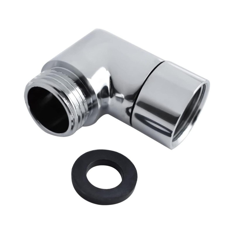 Qianly G1/2 Shower Elbow Adapter Coupling, Bathroom Fixtures, Pipe Fittings,