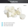 Fielect 10pcs Hole Plugs White 3/4 Inch (19mm) Plastic Hole
