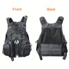 snowzhi Versatile Multi-Pocket Fishing Vest with Detachable Backpack - Breathable,