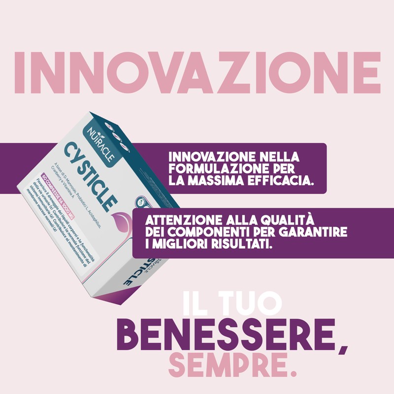 CYSTICLE | D-Mannosio Puro 1200mg | Integratore Cistite, con Mirtillo