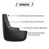 X AUTOHAUX Car Front and Rear Mud Flaps Splash Guards
