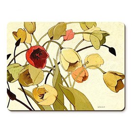 YaYiYo Cork Placemats, Dining Table Heat-Resistant Placemats Table Mats Kitchen Table Mats 2 PCS - 40 x 30 cm (15.7 X 11.8 Inch)