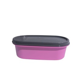 Tupperware Eidgenosse Oval Round Compact Container Storage Modular Fridge System 500 ml 500 ml (Pink)