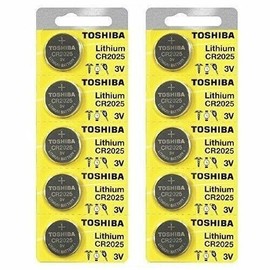 Unbranded 10 x New Original Toshiba CR2025 CR 2025 3V LITHIUM BATTERY BR2025 DL2025 Watch