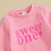 XIXIMAON Infant Toddler Girls Birthday Outfits Sweet One Embroidery Long