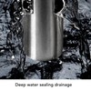 Square Shower Drain Kit 4.3in Stainless Steel Anti Clogging Odor
