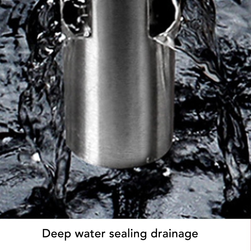 Square Shower Drain Kit 4.3in Stainless Steel Anti Clogging Odor