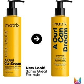 Matrix A Curl Can Dream Gel Gel de fijación ligera para cabello rizado u ondulado Hidrata, ayuda a definir los rizos, controla el frizz y aporta suavidad Con miel de manuka 200ml