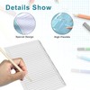 Straight Line Stencil Ruler Lettering Guide Transparent Model Calligraphy for