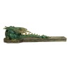 Medieval Celtic Green Dragon Roaring Incense Burner Holder Decorative Figurine