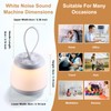 Upgraded Travel White Noise Sound Machine for Baby Adult, Portable