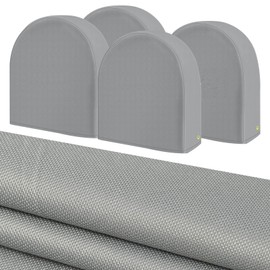 Tuszom Waterproof Anti-UV Tire Protectors 4 Pack - Tearproof 900D Solution-Dyed Tearproof Windproof Tire Covers for RV, Trailer,Camper,Truck,Cars,Jeeps,Vans,SUV (Universal Fits 23.5-25.75 inch)