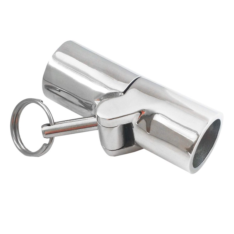 316SS Marine Grade Boat Pipe Connector, Stainless Steel Folding Swivel
