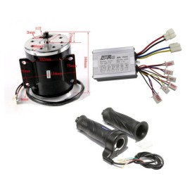 Unbranded 36V 800W Brushed Motor+ Controller + Grips for E-Bike Quad Go Kart Scooter Trike