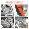 RUIANOMG Headlights Assembly Replacement For Jeep Grand Cherokee 2011 2012
