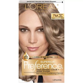 L'Oréal Loreal Superior Preference Hair Color 7.5A Medium Ash Blonde Natural Shine 1ct