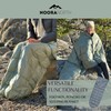 Noora North Down Camping Blanket with Footbox – Lightweight, Packable,