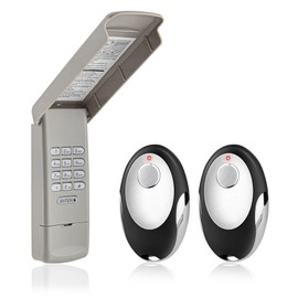 Garage Door Opener Keypad with 2 Garage Door Opener Remote, for Lift Master Chamberlain Craftsman Garage Door Opener Remote Keypad 877MAX 371LM 373LM 971LM 973LM Purple Red Orange Learn Button