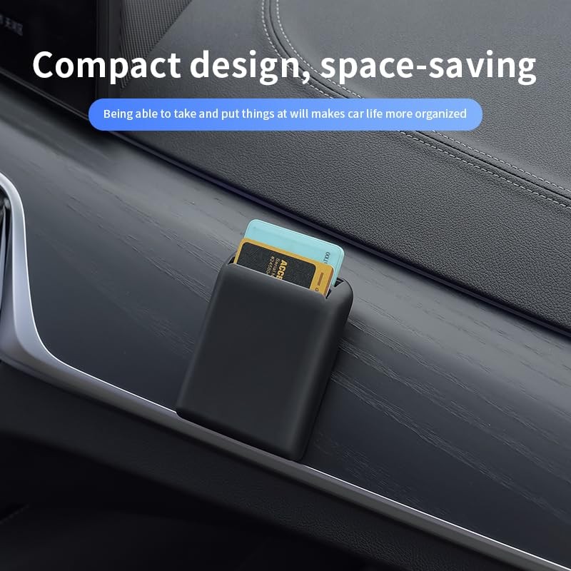 GAWOND Car Card Slot Credit Card Protector Holder Ticket Storage