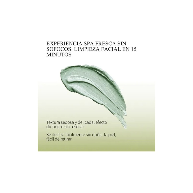 Mascarilla De Arcilla De Té Verde - Limpieza Profunda, Elimina
