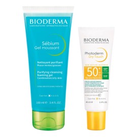 Dry Touch Spf50+ 40ml Neutre + Sebium Gel Moussant 100 Ml