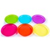 Cuddly Hippo Kids Plastic Dinnerware Set of 12 Multi Color