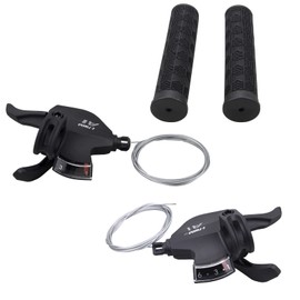 WEEROCK Bike Shifter Lever 18 Speeds 3X6 Thumb Gear Shift Lever for Mountain Bicycle