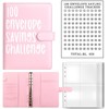 100 Envelope Saving Challenge Cash Budget Saving Challenge Book Binder