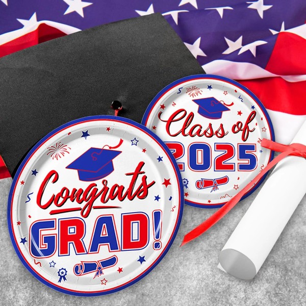 Does not apply Graduation Party Supplies Kit Serves 50 -