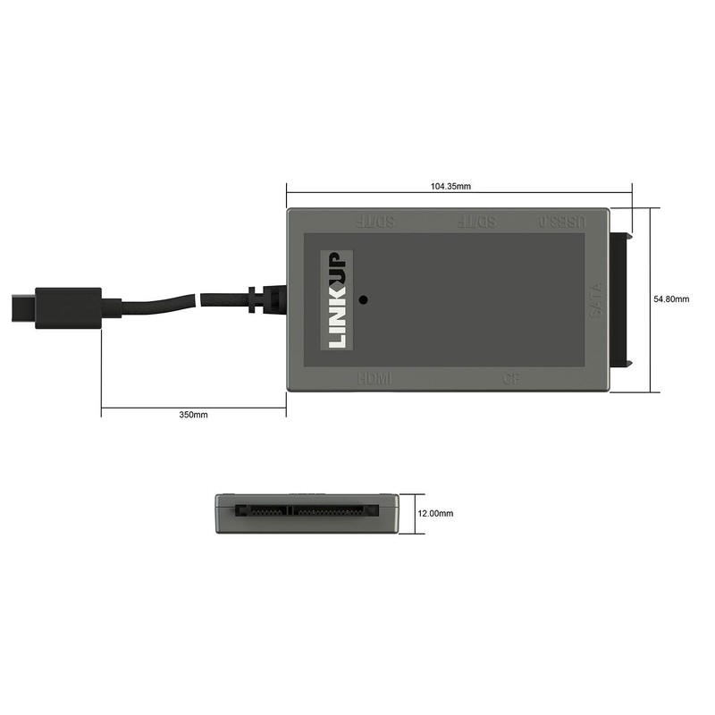 LINKUP 8-in-1 Hub - 4K HDMI, USB 3.0, 2X SD,