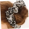 VICASKY Retro Leopard Print Scrunchy for Women Durable Cloth Hair