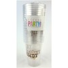 Western Howdy Disposable Party Cups, 12 oz Clear Plastic, Cowboy