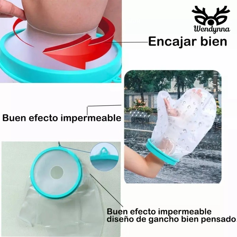 Regader Protector Funda Impermea Yeso Venda Brazo Tobilleras