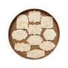 Auktosmn Large Plaque Cookie Cutter Set-10 Piece-4.0 Inch-Diswasher Safe-Frame Cookie